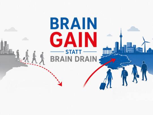 Podiums- und Forumsdiskussion „Brain gain statt brain drain – internationale Fachkräfte in Berlin“ am 24. Februar